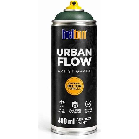 Bombe de peinture - Vert feuillage - Belton - Urban Flow - 400ml - Haute couvrance