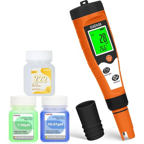 Testeur de chlore et de pH pour piscine, testeur de sel pour spa (1/5)