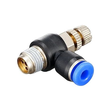 Conectores rápidos, construcción duradera de latón y plástico, compatibilidad versátil, SL4-01, 5 piezas (1/2)