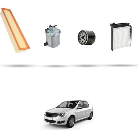 Kit tagliando 4 filtri compatibile con Dacia Logan 1.5 Dci 63kw dal 2008 (1/5)
