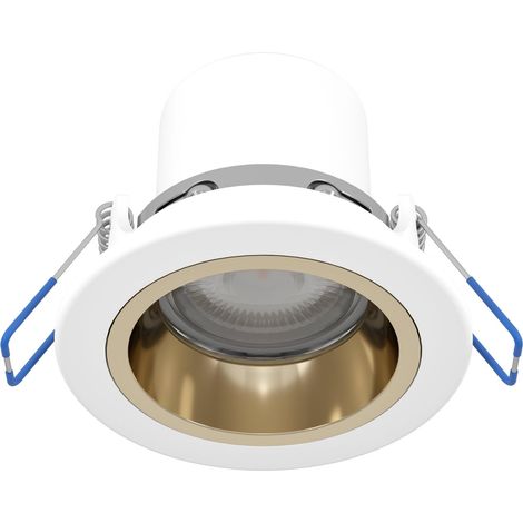 spot encastrable Ø 8,7 cm, plafond salle de bain dimmable (1/5)