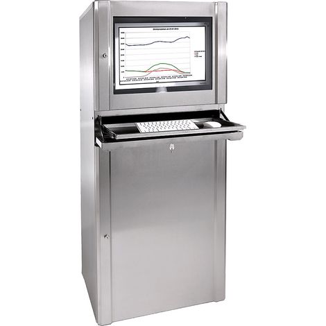 Certeo, Armoire informatique en inox, protection IP32, h x l x