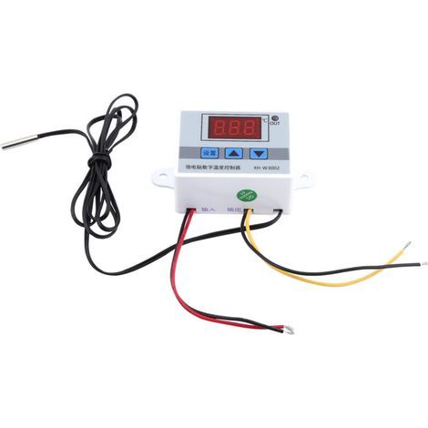 Régulateur de température numérique haute précision avec sonde, tension CC 12 V – Contrôle précis et fiable pour applications industrielles et domestiques (1/5)