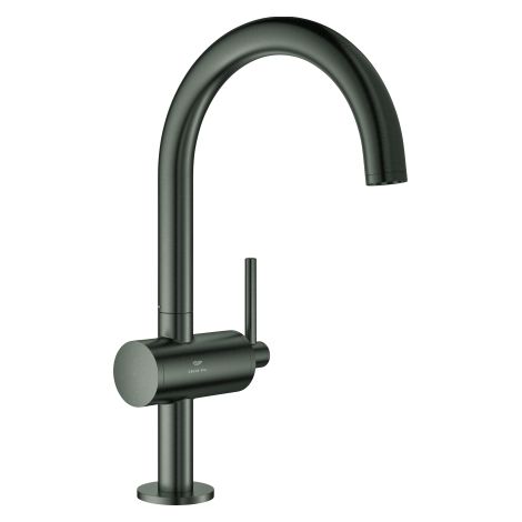 Einhand-Waschtischbatterie Atrio 24362 L-Size hard graphite gebürstet (1/4)