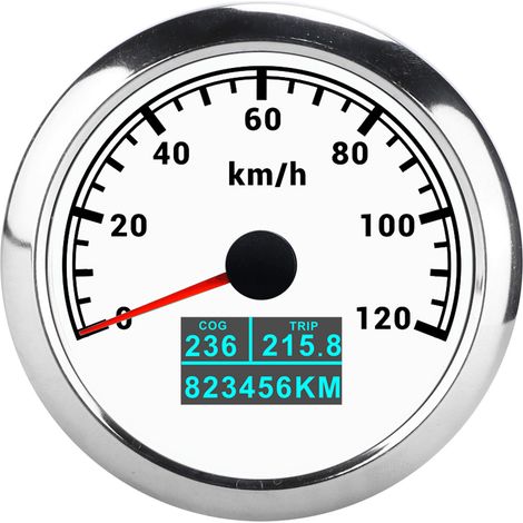 Compteur de vitesse/tachymètre GPS 3 en 1 haute précision multifonctionnel 9-32 V CC (1/5)