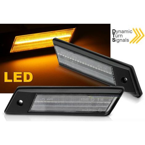 Paire Clignotant Repetiteur BMW E30/E28/E24/E23 Chrome Led Dynamique-41036811 (1/4)