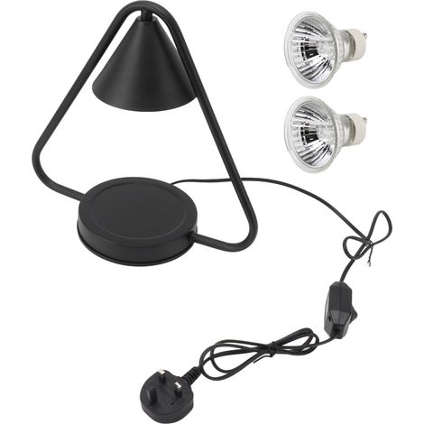Ortviai Lampe chauffe-cire aromathérapie avec variateur d’intensité pour chambre, bureau et salon – sans flamme (1/5)
