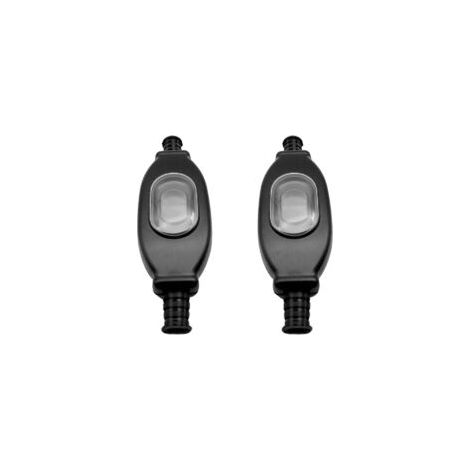 Interruptor de cable, 2 unidades, 250 V, resistente al agua, con certificación IP65, a prueba de polvo y agua para lámparas, electrodomésticos y transformadores - Crezuo (1/4)