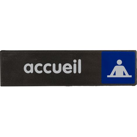 Plaque de porte Accueil - Access 170x45mm - 4037493