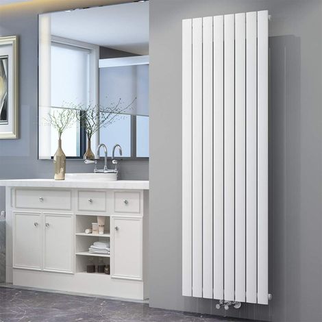 ELEGANT Design Heizkörper Flachheizkörper Weiß 1800x616mm Vertikal Einlagig