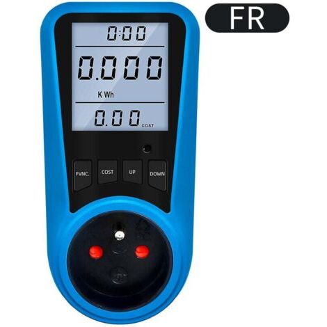 Digital Current Meter EU Stecker AC Voltmeter Energie Tester Regulatory Socket US UK AU FR BR IT