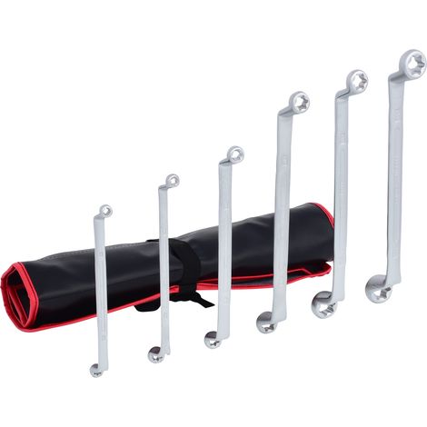 KS Tools Doppel-Ringschlüssel-Satz TX-E, gekröpft, 6-tlg (1/3)