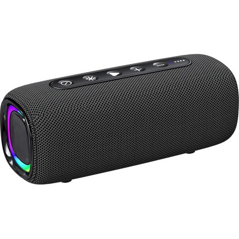 Enceinte Bluetooth tour de cou grise 6WBT5.0 stéréo sans fil (1/5)