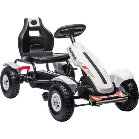 HOMCOM Children Pedal Go Kart w/ Adjustable Seat (1/5)