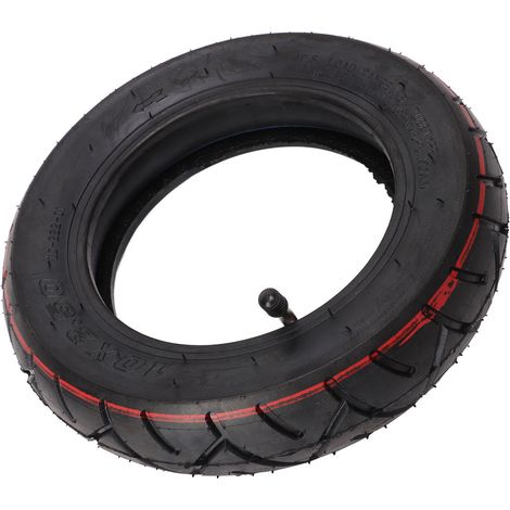 Pneus intérieurs et extérieurs antichoc en caoutchouc pour trottinette électrique 10X2.50 (1/5)