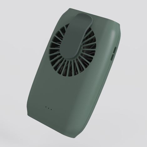 Mini ventilateur (vert), ventilateur portable, élégant et esthétique pour les sports de plein air (1/5)