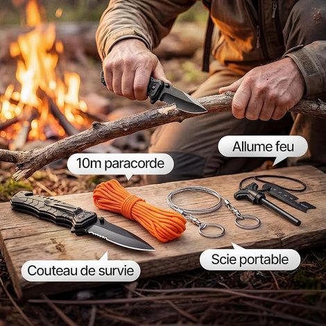 Kit de Survie Trousse de Secours Sac de Survie Urgence (1/3)