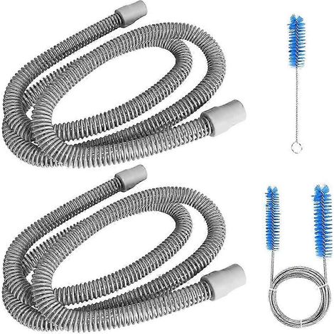 Lot de 2 tuyaux de rechange universels pour appareils CPAP, tuyaux de 1,8 m (6 pieds) compatibles avec Philips Respironics et ResMed. (1/5)