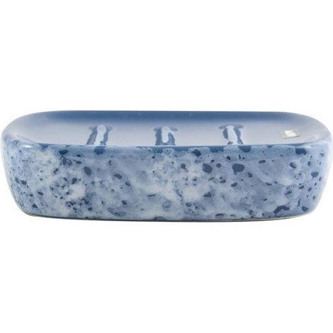 Porte Savon Céramique CARRARE Bleu MSV (1/3)