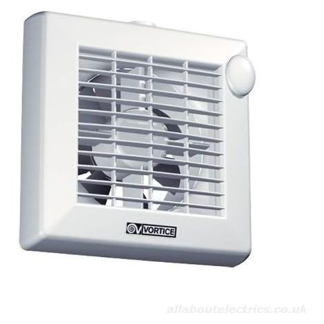 Aspiratore elicodale diametro 120 a parete con timer ad epulsione diretta Vortice Punto M120/5"T
