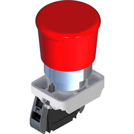 Bouton d'arrêt d'urgence RS PRO, Montage panneau, dia. 22.5mm ( Prix pour Boîte de 1 )