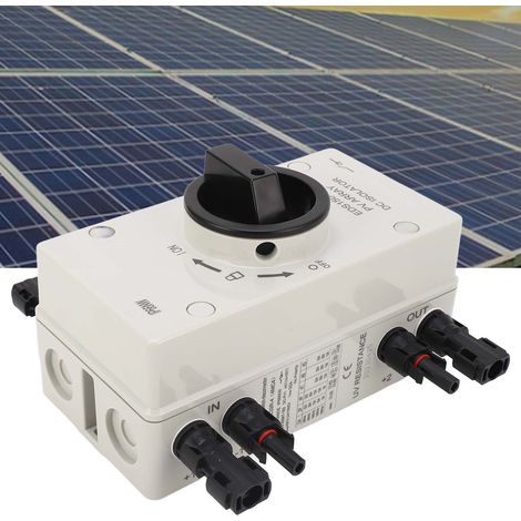 1000-V-DC-Photovoltaik-Trennschalter, 4-polig, wasserdichter 32-A-Anschluss (1/5)