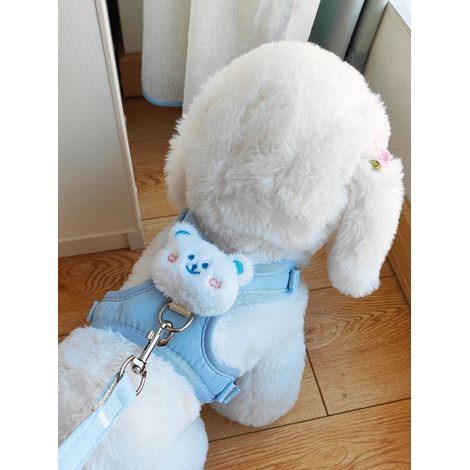Harnais et laisse pour chat, anti-évasion, en forme de Y, ajustable, veste pour promener le chat, uniquement pour usage animal de compagnie, taille S (1/5)