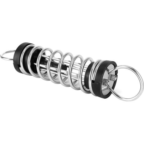 Ligne d'amarrage en acier inoxydable pour kayak gonflable et yacht, ressort d'ancrage 6 x 300mm (1/5)