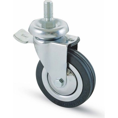 Ruota Mobile Art.155/Bis-B D.100 Perno 14Ma Freno