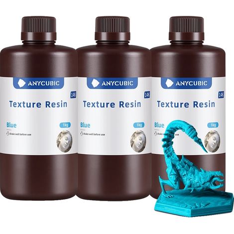 Résine d'impression 3D, résine UV 405nm haute précision, finition mate (1/2)