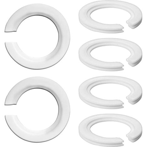 Bague d'adaptation pour abat-jour E27 vers E14, rondelle de réduction, bague de conversion pour abat-jour à vis E27 (lot de 6) (1/4)