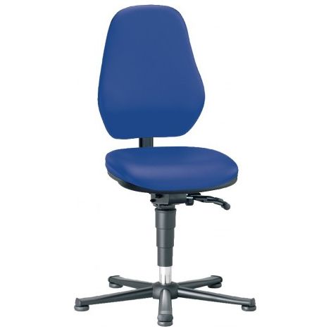 Chaise bureau Laboratoire Basic 3 sur patins et avec marchepieds, Système synchrone avec réglage de tension, 9136-6902-502