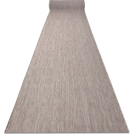 Läufer SISAL SION Melange flach gewebt beige 100cm beige 100x250 cm