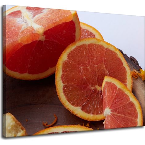 Leinwanddruck Küche Rot Orange 100x80