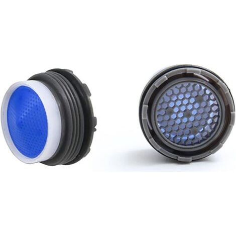 2 Pcs Mousseur Robinet Filtre Economie Eau M18 , Aérateur de Robinet,Accessoires Aérateur Robinet 18mm Embout Universel, pour Robinet Lavabo de Salle de Bain et Cuisine(Plastique)