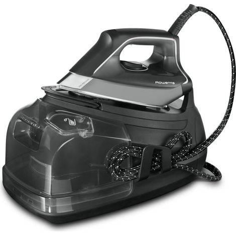 Rowenta Perfect Steam Pro DG 8622, Dampfbügelstation ,schwarz/silber (1/4)