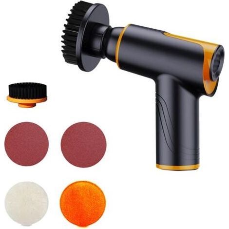 Mini Kabelloser Autopolierer, Wiederaufladbare Poliermaschine 100W 1800RPM, Tragbare Multifunktionale Poliermaschine für Autokratzer-Reparatur (1/5)