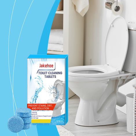 Toilettenreinigungstücher – 16 Tücher für Toiletten, zur Geruchs-, Flecken- und Kalkentfernung. -- DE (1/5)