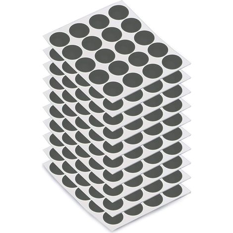 Emuca 4026423 - Tapa tornillos, adhesiva, D. 13 mm, Grigio Antracita, 200 UD. (1/5)
