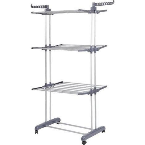 Wäscheständer aus Edelstahl ® faltbare Wäscheleine H.170 cm (1/5)