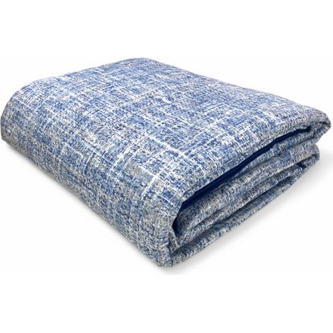 Trapuntino Leggero Kot Coco Azzurro - Quilt Primaverile Estivo - Cotone 100% - Anallergico - Made in Italy Cm. 170x270