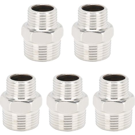 Accessoires de raccordement pour adaptateurs de tuyauterie avec filetage mâle G1/2" vers filetage mâle G3/4". (1/5)