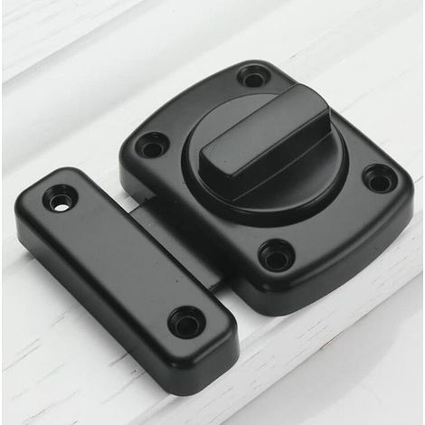 Schiebetürriegel für Scheunentore, Schlaufe, Haken, Öse, Holzriegel, Bootsfensterriegel, schwarz