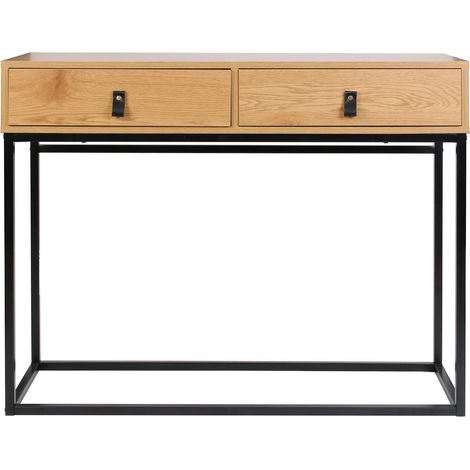 Console 2 tiroirs design industriel JACK (1/5)