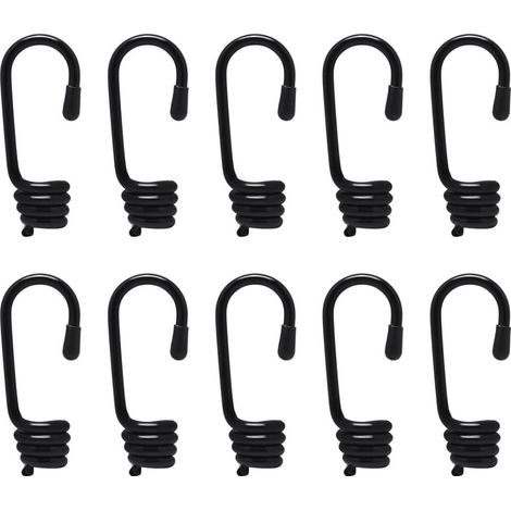 MINKUROW 10 X 7 Mm Ganci Rivestiti In Plastica Per Estremità Del Cavo Elastico (1/3)