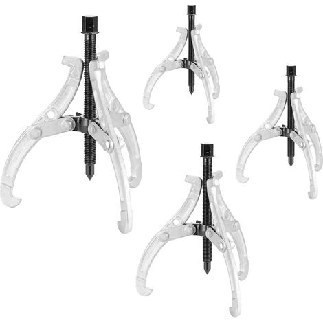 Extracteur de roulements 3 griffes, 76,2-203,2 mm, réversible, 2/3 griffes, kit 4 pièces pour poulies, engrenages, volants. (1/5)