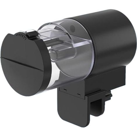 Distributeur De Nourriture Pour Poissons - 100 ml - Fonction Minuterie Réglable - Étanche - Alimentation Sur Piles - Pour Carpes Koï Betta Guppy Et Tortues - 12 x 6 x 7,5 cm (1/5)