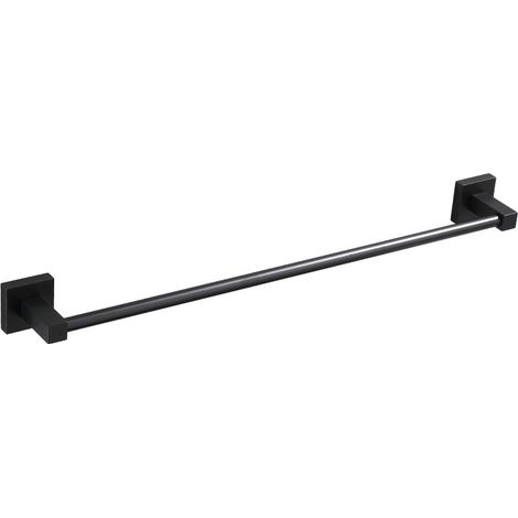 Sollbry Toallero de baño/Accesorios de cocina Toallero Colgador Space Aluminio 40cm Pintura Negra (1/5)