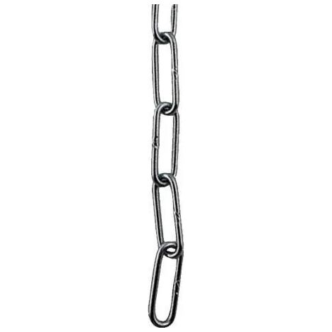 Diametro della catena 2.5mm, maglia 19.5x9.5mm, lunghezza 25m