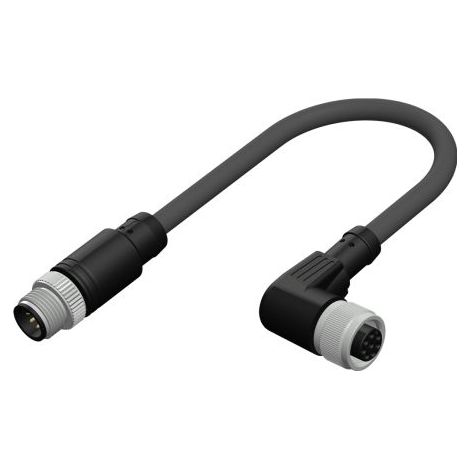 Câble d'actionneur RS PRO 8 conducteurs , M12 Femelle vers M12 Mâle, 10m ( Prix pour 1 )